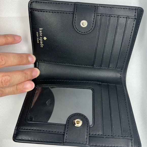 Kate Spade Bi-fold Wallet in Black - Picture 2 of 8